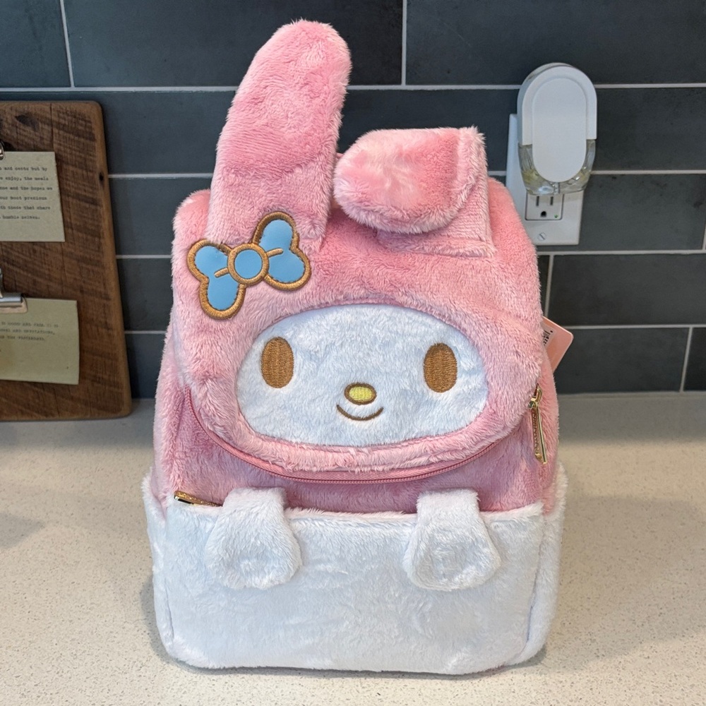 Plush My Melody Loungefly Backpack NWT